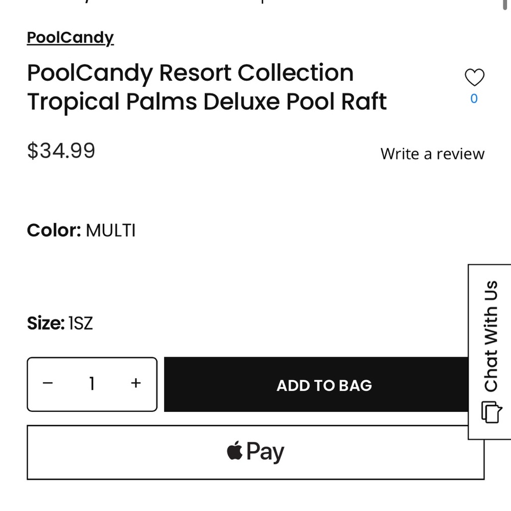 PoolCandy Resort Collection Deluxe  Pool Float Raft - Picture 6 of 6